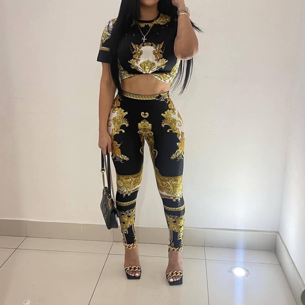 Versace top and pants